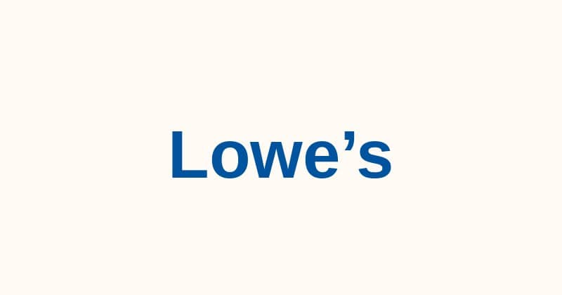Lowe’s